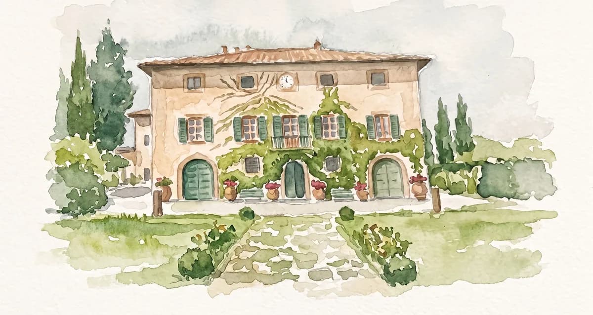 Villa Pozzolo, Montaione, Tuscany